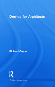 Derrida for Architects book cover