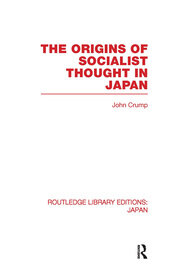 The Origins of Socialist Thought in Japan book cover