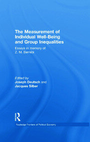 The Measurement of Individual Well-Being and Group Inequalities: Essays in Memory of Z. M. Berrebi book cover