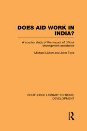 Does Aid Work in India?: A Country Study of the Impact of Official Development Assistance book cover