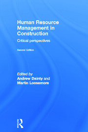 Human Resource Management in Construction: Critical Perspectives book cover