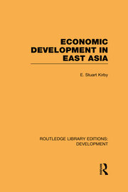 Economic Development in East Asia book cover