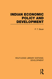 Indian Economic Policy and Development book cover
