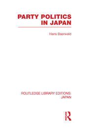 Party Politics in Japan book cover