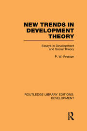 New Trends in Development Theory: Essays in Development and Social Theory book cover