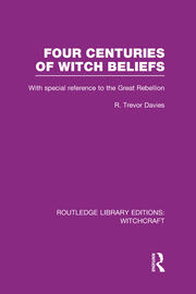 Four Centuries of Witch Beliefs (RLE Witchcraft) book cover