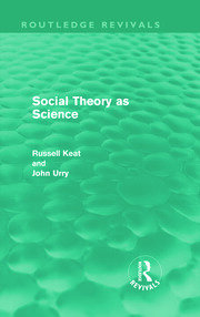 Social Theory as Science (Routledge Revivals) book cover
