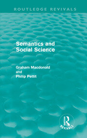 Semantics and Social Science (Routledge Revivals) book cover