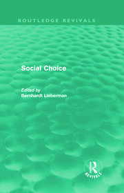 Social Choice (Routledge Revivals) book cover