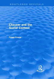 Chaucer and the Social Contest (Routledge Revivals) book cover