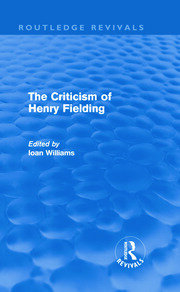 The Criticism of Henry Fielding book cover