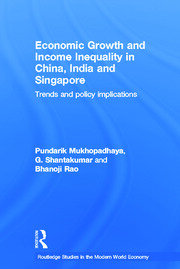 Economic Growth and Income Inequality in China, India and Singapore: Trends and Policy Implications book cover