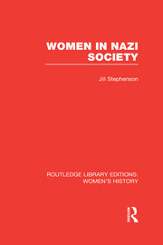 Women in Nazi Society book cover