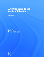 An Introduction to the Study of Education book cover