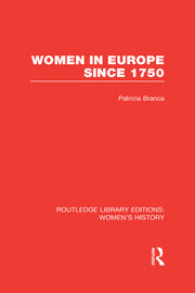 Women in Europe since 1750 book cover