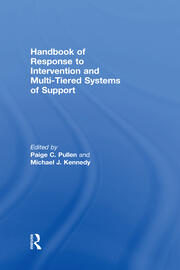 Handbook of Response to Intervention and Multi-Tiered Systems of Support book cover
