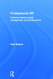 Professional HR: Evidence- Based People Management and Development book cover