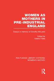 Women as Mothers in Pre-Industrial England book cover