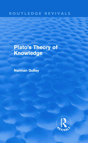 Plato's Theory of Knowledge (Routledge Revivals) book cover
