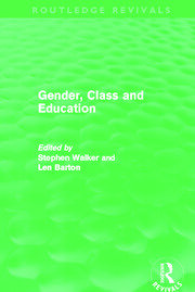Gender, Class and Education (Routledge Revivals) book cover