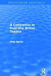 A Companion to Post-War British Theatre (Routledge Revivals) book cover