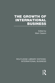 The Growth of International Business (RLE International Business) book cover