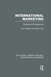 International Marketing (RLE International Business): Strategy and Management book cover