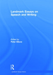 Landmark Essays on Speech and Writing book cover