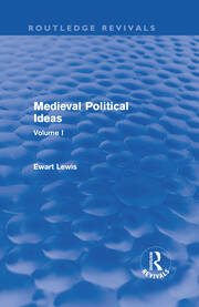 Medieval Political Ideas (Routledge Revivals): Volume I book cover
