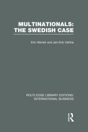 Multinationals: The Swedish Case (RLE International Business) book cover