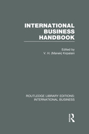 International Business Handbook (RLE International Business) book cover