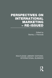 Perspectives on International Marketing - Re-issued (RLE International Business) book cover