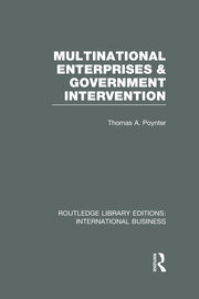 Multinational Enterprises and Government Intervention (RLE International Business) book cover
