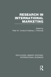 Research in International Marketing (RLE International Business) book cover