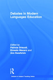 Debates in Modern Languages Education book cover