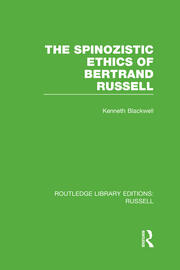 The Spinozistic Ethics of Bertrand Russell book cover