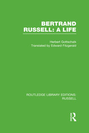 Bertrand Russell: A Life book cover