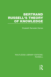 Bertrand Russell's Theory of Knowledge book cover