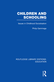 Children and Schooling book cover