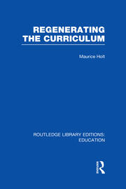 Regenerating the Curriculum book cover