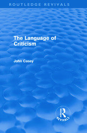 The Language of Criticism book cover