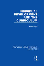 Individual Development and the Curriculum book cover