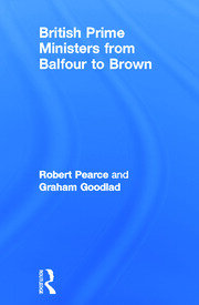 British Prime Ministers From Balfour to Brown book cover