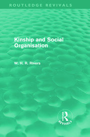 Kinship and Social Organisation (Routledge Revivals) book cover