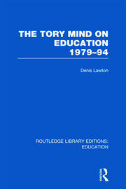 The Tory Mind on Education: 1979-1994 book cover