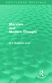 Marxism and Modern Thought (Routledge Revivals) book cover