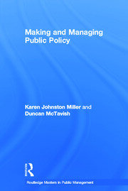 Making and Managing Public Policy book cover