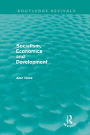 Socialism, Economics and Development (Routledge Revivals) book cover