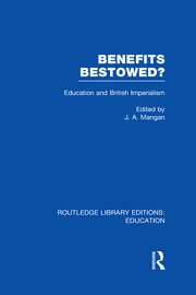Benefits Bestowed?: Education and British Imperialism book cover