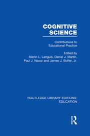 Cognitive Science: Contributions to Educational Practice book cover